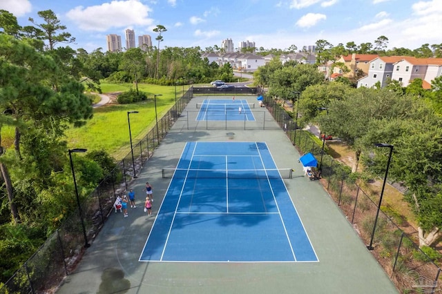 view of sport court