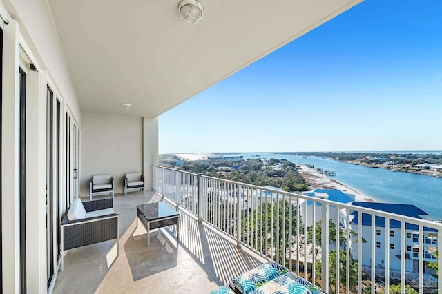 13928 River Rd Unit 904, Pensacola, FL 32507 - balcony featuring a water view