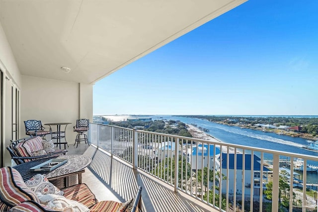 13928 River Rd Unit 904, Pensacola, FL 32507 - balcony featuring a water view