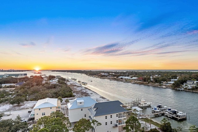 13928 River Rd Unit 904, Pensacola, FL 32507 - drone / aerial view featuring a water view