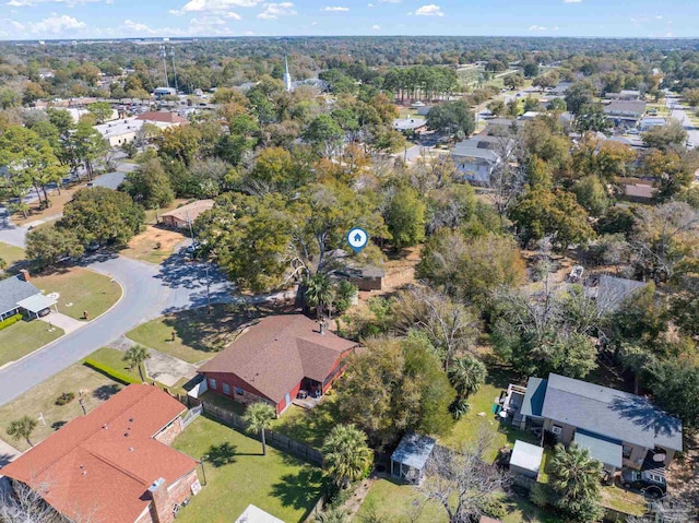 bird's eye view featuring a residential view