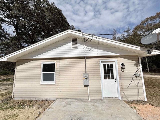 view of rear view of house