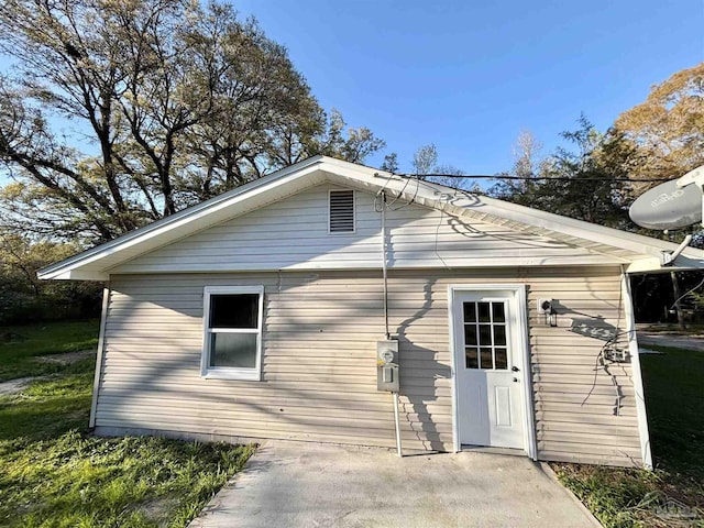 view of rear view of house