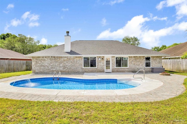 2252 Valle Escondido Dr, Pensacola, FL 32526 - view of pool featuring a patio, a fenced backyard, and a fenced in pool