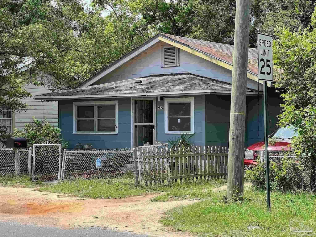 view of bungalow