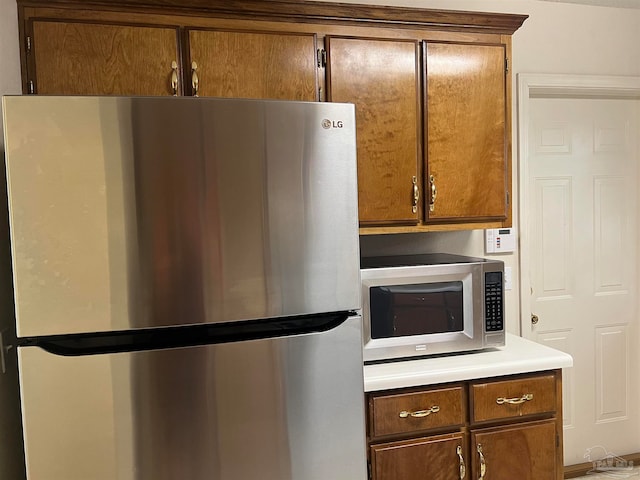 kitchen with stainless steel appliances