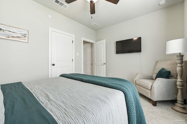 1567 Sawyers Ridge Cv, Cantonment, FL 32533 - carpeted bedroom featuring ceiling fan