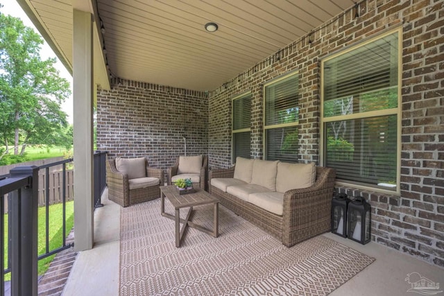 1567 Sawyers Ridge Cv, Cantonment, FL 32533 - view of patio / terrace featuring an outdoor hangout area
