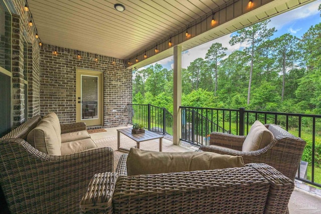 1567 Sawyers Ridge Cv, Cantonment, FL 32533 - view of patio with an outdoor living space