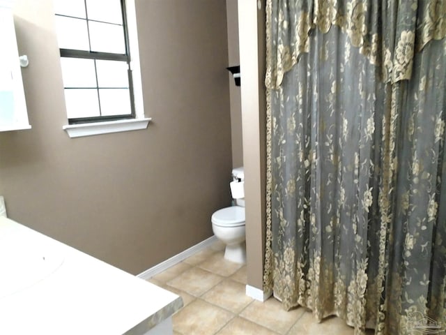 7067 Pine Blossom Rd, Milton, FL 32570 - full bathroom featuring tile patterned flooring, vanity, and a shower with curtain