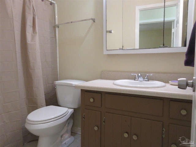5078 Babb Ln, Pace, FL 32571 - full bath with vanity and a shower with curtain