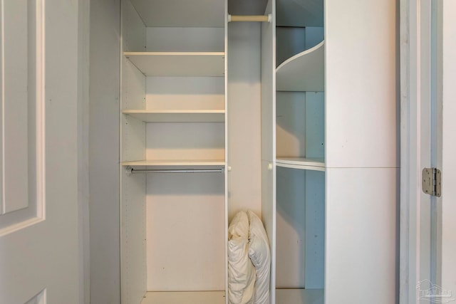 view of closet