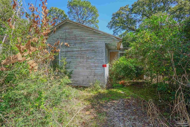 view of side of property