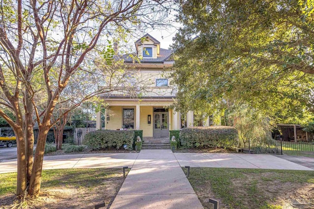 view of front facade with a porch