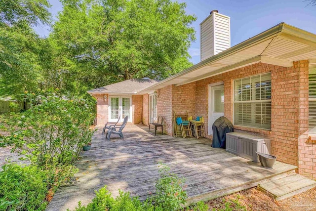 view of patio / terrace featuring a deck