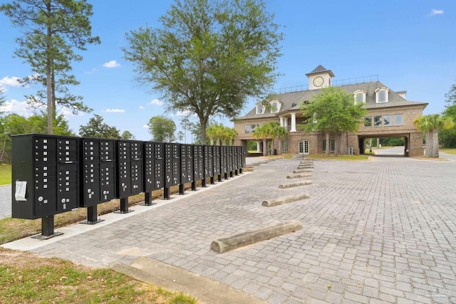 view of community featuring a mail area