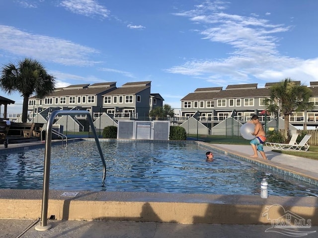 view of pool