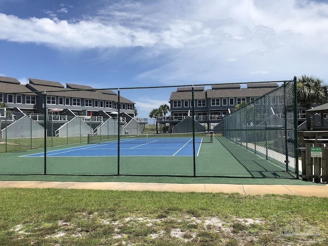 view of sport court