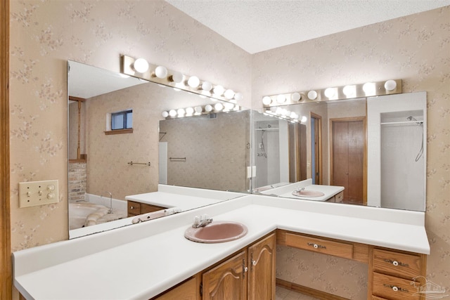 2821 Mandeville Ln, Pensacola, FL 32526 - bathroom with vanity and a stall shower