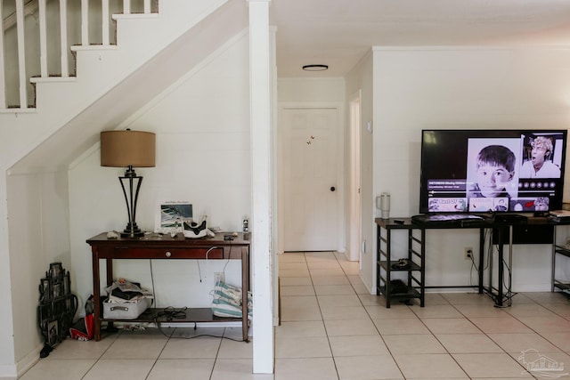 3125 Zepp Ln, Pace, FL 32571 - hallway featuring tile patterned flooring