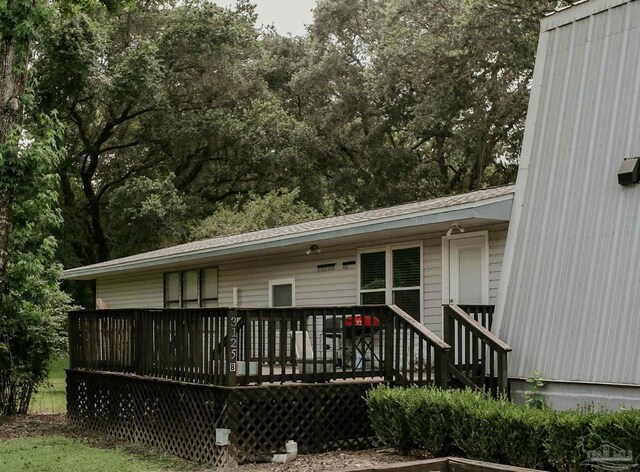 3125 Zepp Ln, Pace, FL 32571 - back of house with a deck