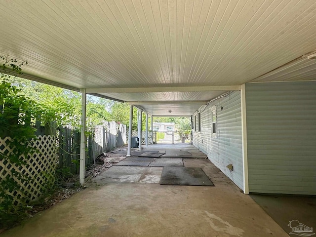 4681 Kingston Dr, Pensacola, FL 32526 - view of patio / terrace featuring fence