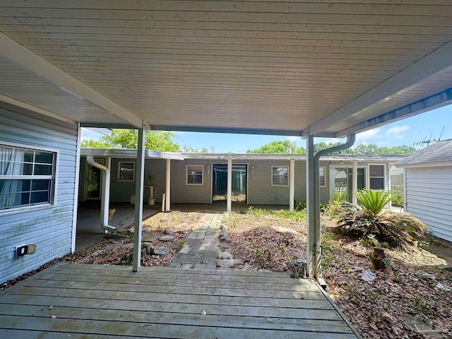 4681 Kingston Dr, Pensacola, FL 32526 - view of wooden terrace