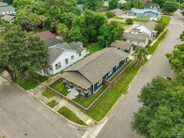 birds eye view of property featuring a residential view