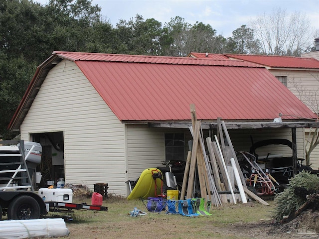 view of rear view of property