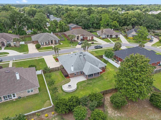 1008 Black Walnut Trl, Pensacola, FL 32514 - aerial perspective of suburban area