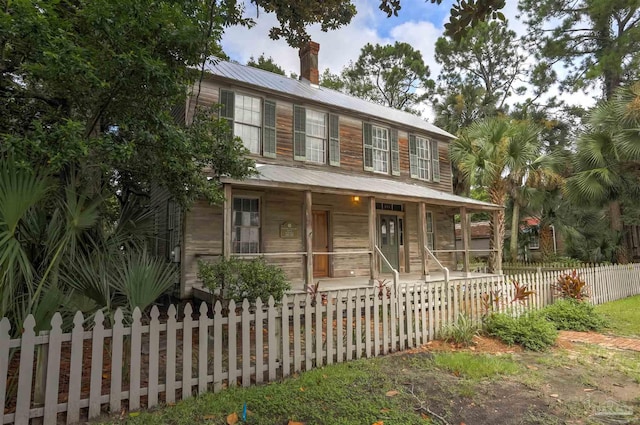 view of front of house with a porch