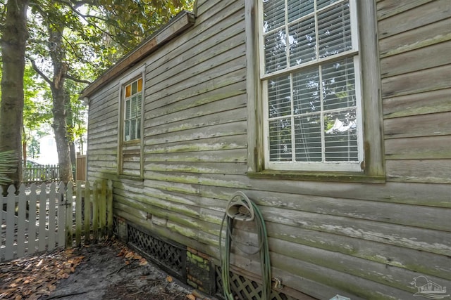 view of home's exterior