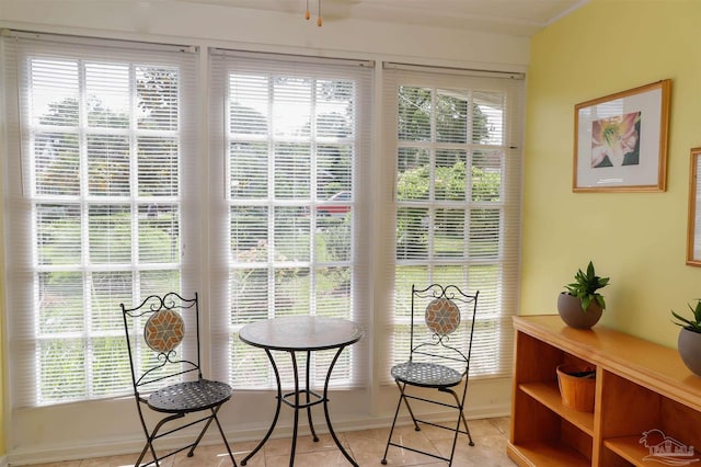 1609 N Spring St, Pensacola, FL 32501 - sitting room featuring light tile patterned flooring and baseboards