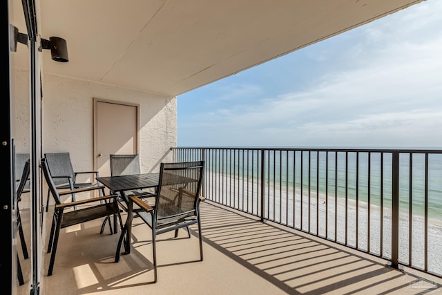 13817 Perdido Key Dr Unit 703, Pensacola, FL 32507 - balcony with a beach view and a water view