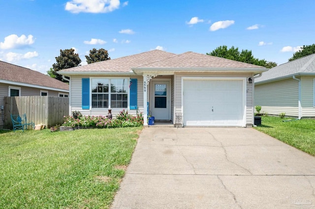 5590 Meadow Creek Pl, Gulf Breeze, FL 32563 - ranch-style house featuring an attached garage and concrete driveway