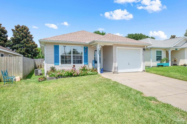 5590 Meadow Creek Pl, Gulf Breeze, FL 32563 - single story home featuring a garage, driveway, and a shingled roof