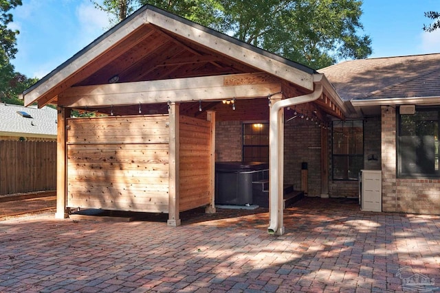 view of outbuilding