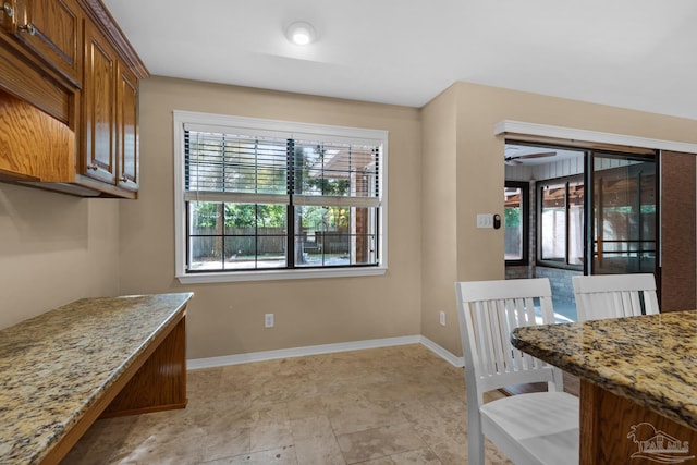 view of dining room