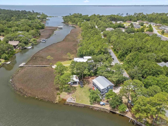 2032 Bay Point Blvd, Milton, FL 32583 - aerial view of property and surrounding area with a large body of water