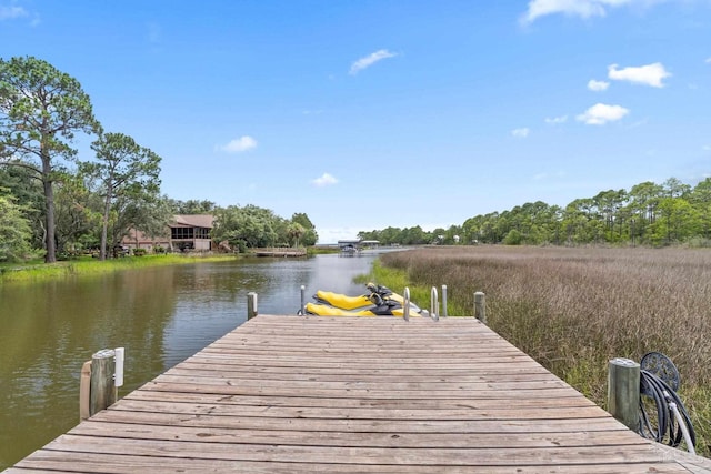 2032 Bay Point Blvd, Milton, FL 32583 - dock featuring a water view