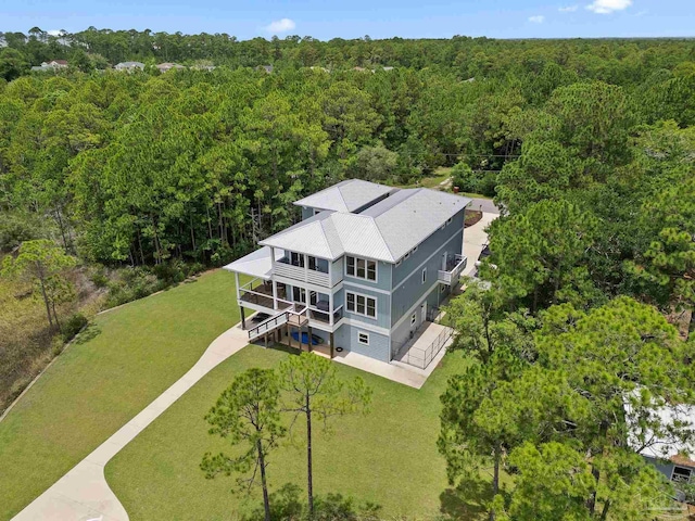 2032 Bay Point Blvd, Milton, FL 32583 - view from above of property featuring a heavily wooded area