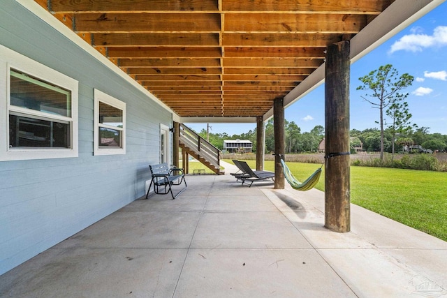 2032 Bay Point Blvd, Milton, FL 32583 - view of patio / terrace with stairway