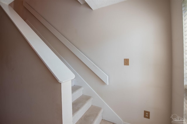 view of stairs