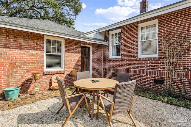 view of patio / terrace featuring outdoor dining space