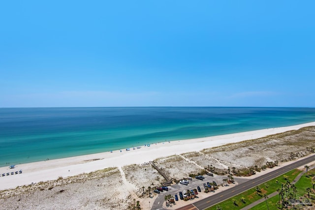 water view with a beach view