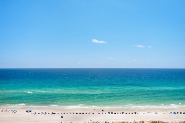 water view featuring a view of the beach