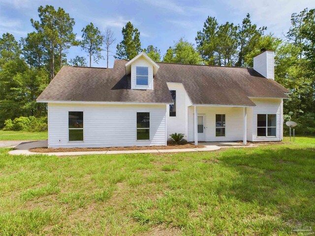 back of house with a patio and cooling unit