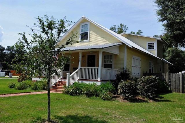 4565 Forsyth St, Bagdad, FL 32583 - view of front of property with a porch
