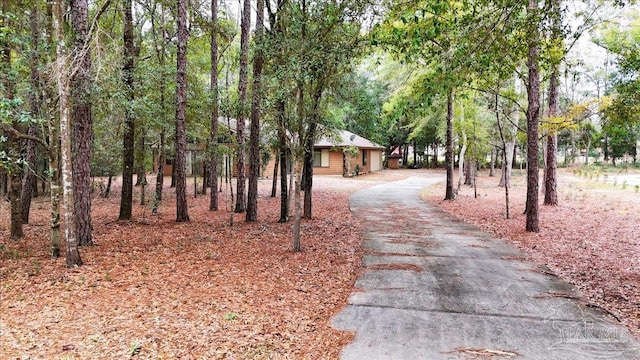 exterior space with driveway