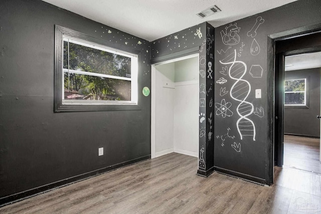 interior space with wood-type flooring